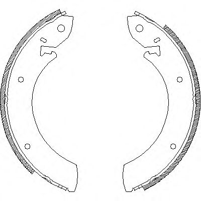 Комплект тормозных колодок REMSA 4245.00