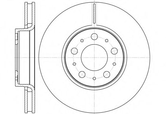 Тормозной диск REMSA 6619.10