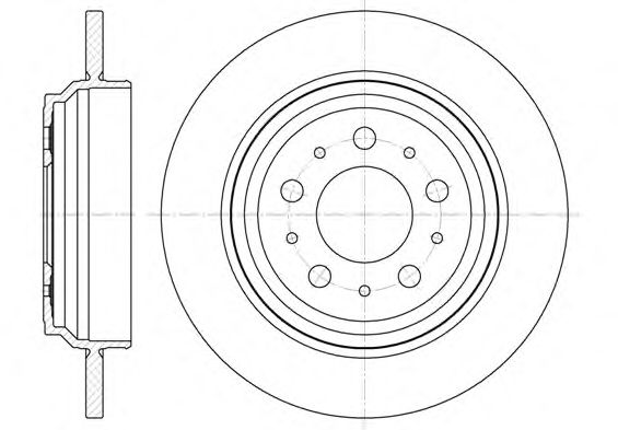 Тормозной диск REMSA 6916.00