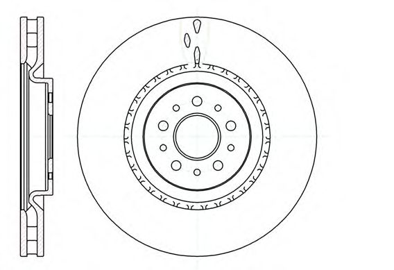 Тормозной диск REMSA 61010.10