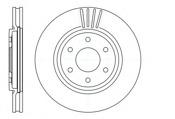 Тормозной диск REMSA 61037.10