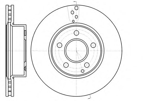 Тормозной диск REMSA 61066.10