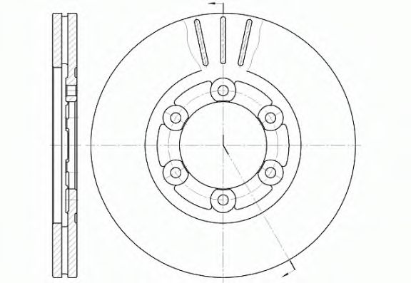 Тормозной диск REMSA 61164.10