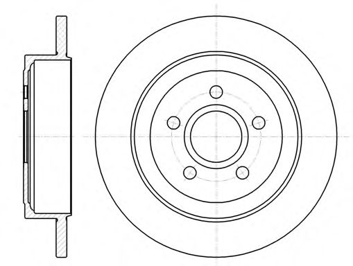 Тормозной диск REMSA 61364.00