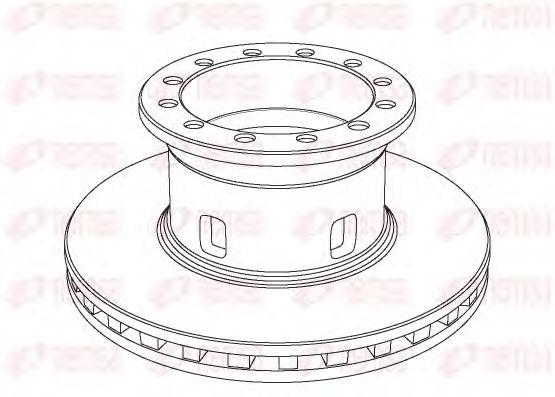 Тормозной диск REMSA NCA1020.20