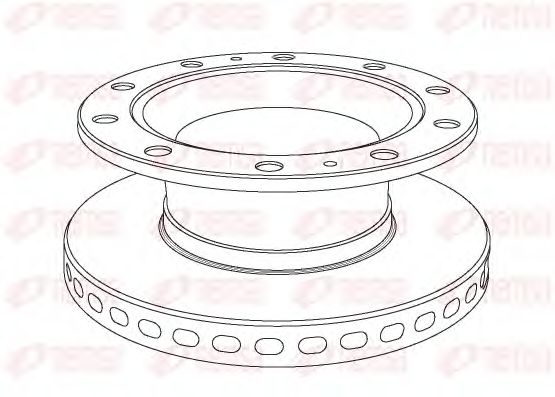 Тормозной диск REMSA NCA1024.20