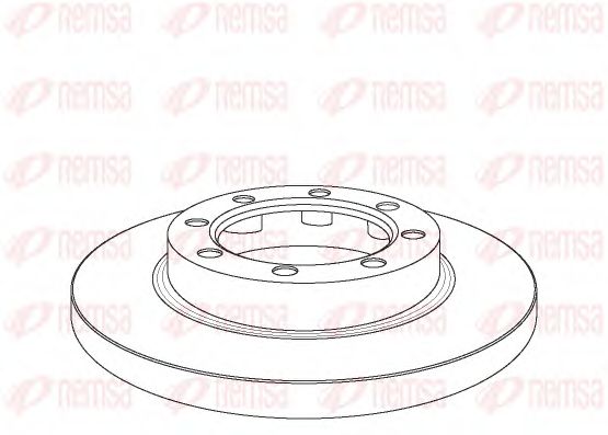 Тормозной диск REMSA NCA1030.10