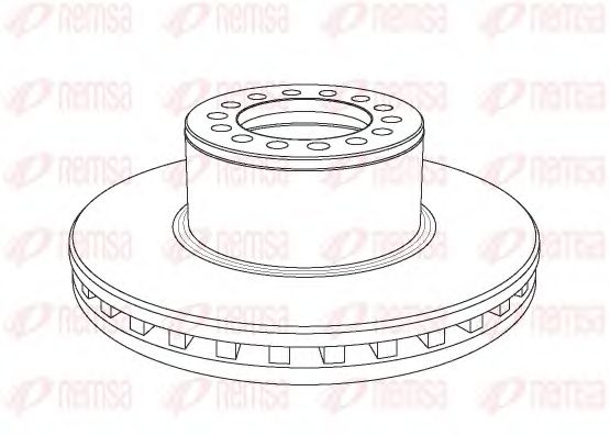 Тормозной диск REMSA NCA1055.20