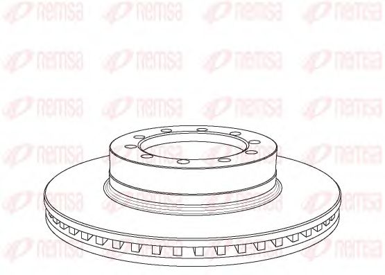 Тормозной диск REMSA NCA1071.20
