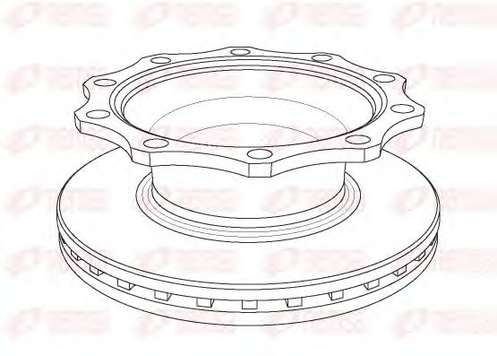 Тормозной диск REMSA NCA1078.20