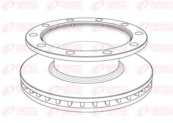 Тормозной диск REMSA NCA1082.20