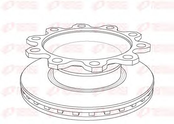 Тормозной диск REMSA NCA1084.20
