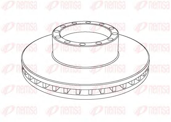Тормозной диск REMSA NCA1091.20