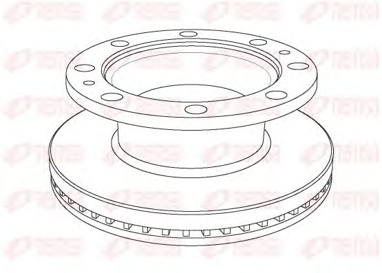 Тормозной диск REMSA NCA1103.20