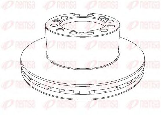 Тормозной диск REMSA NCA1109.20