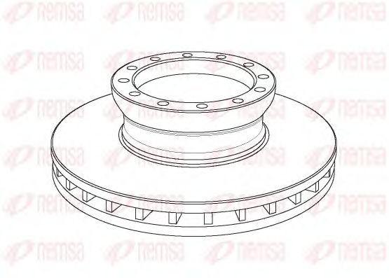 Тормозной диск REMSA NCA1139.20