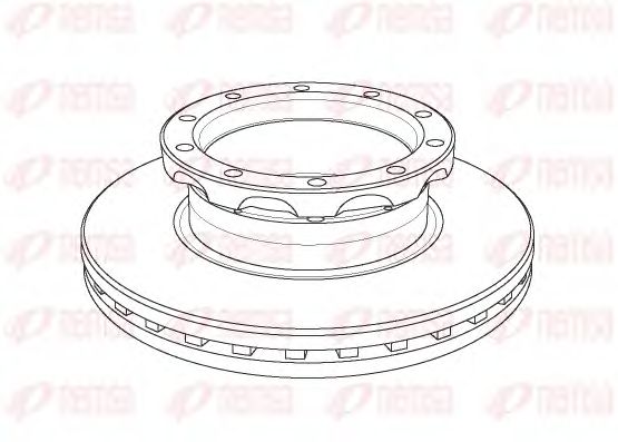 Тормозной диск REMSA NCA1141.20