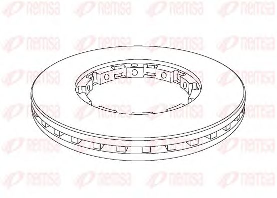 Тормозной диск REMSA NCA1143.20
