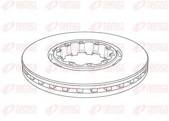 Тормозной диск REMSA 115320