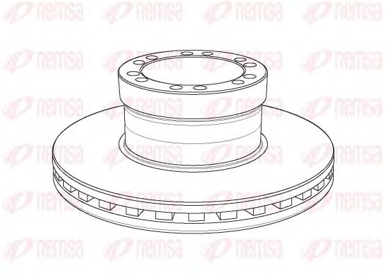 Тормозной диск REMSA NCA1156.20