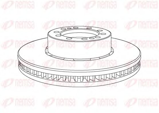 Тормозной диск REMSA NCA1169.20