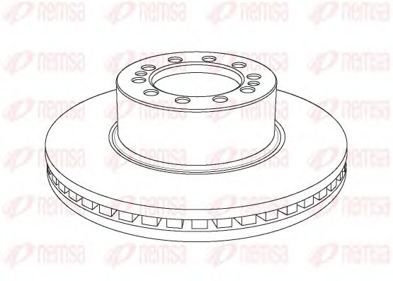 Тормозной диск REMSA NCA1178.20