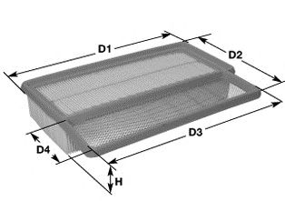 Воздушный фильтр CLEAN FILTERS MA3106