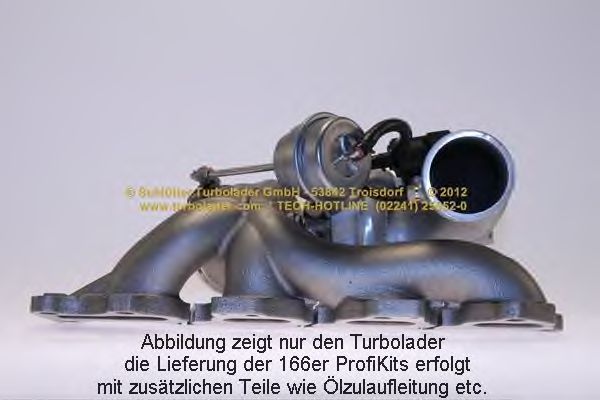 Компрессор, наддув SCHLÜTTER TURBOLADER 166-00196