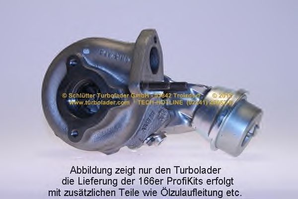 Компрессор, наддув SCHLÜTTER TURBOLADER 166-00235