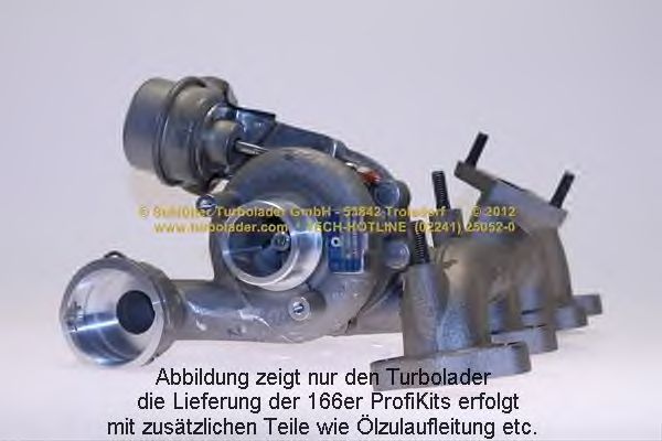 Компрессор, наддув SCHLÜTTER TURBOLADER 166-00280