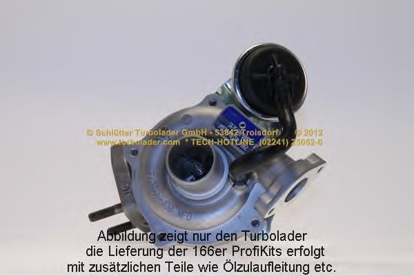 Компрессор, наддув SCHLÜTTER TURBOLADER 166-00295