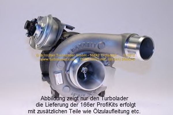 Компрессор, наддув SCHLÜTTER TURBOLADER 166-00395