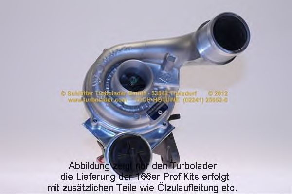 Компрессор, наддув SCHLÜTTER TURBOLADER 166-00405