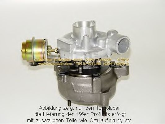 Компрессор, наддув SCHLÜTTER TURBOLADER 166-00560