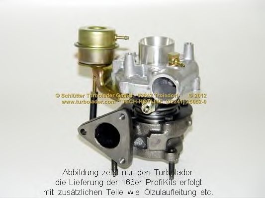 Компрессор, наддув SCHLÜTTER TURBOLADER 166-00600
