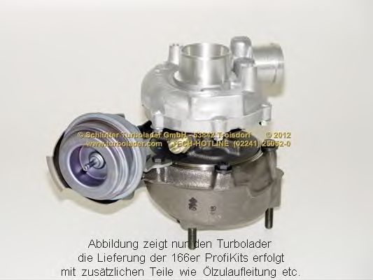 Компрессор, наддув SCHLÜTTER TURBOLADER 166-00640
