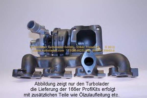 Компрессор, наддув SCHLÜTTER TURBOLADER 166-00730