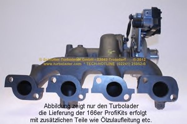 Компрессор, наддув SCHLÜTTER TURBOLADER 166-00735