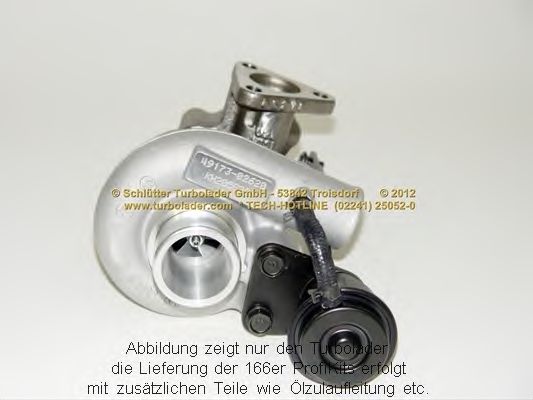 Компрессор, наддув SCHLÜTTER TURBOLADER 166-00870