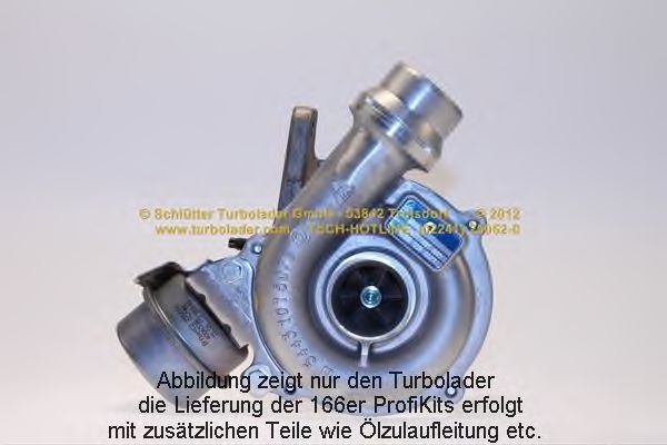 Компрессор, наддув SCHLÜTTER TURBOLADER 166-00955