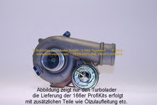 Компрессор, наддув SCHLÜTTER TURBOLADER 166-01100
