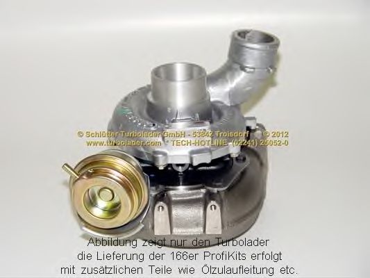 Компрессор, наддув SCHLÜTTER TURBOLADER 166-02030