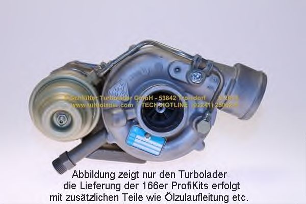Компрессор, наддув SCHLÜTTER TURBOLADER 166-02120EOL