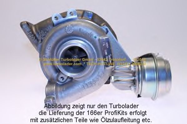 Компрессор, наддув SCHLÜTTER TURBOLADER 166-02310