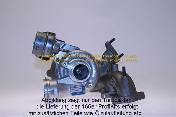 Компрессор, наддув SCHLÜTTER TURBOLADER 166-02460