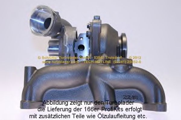 Компрессор, наддув SCHLÜTTER TURBOLADER 166-02470