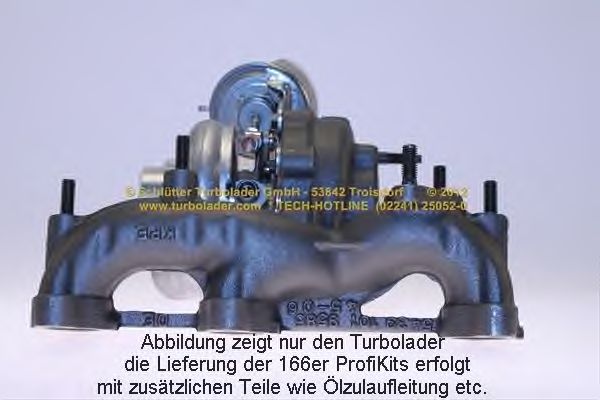 Компрессор, наддув SCHLÜTTER TURBOLADER 166-02480