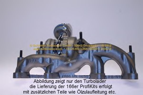 Компрессор, наддув SCHLÜTTER TURBOLADER 166-02730