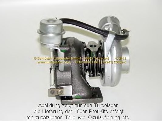 Компрессор, наддув SCHLÜTTER TURBOLADER 166-05020