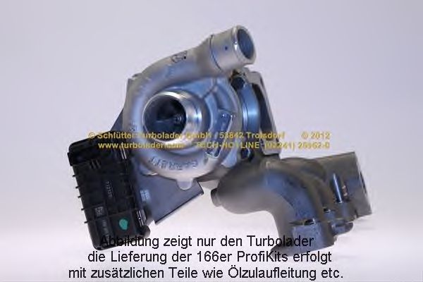 Компрессор, наддув SCHLÜTTER TURBOLADER 166-05065